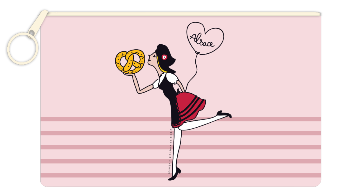 Pochette en coton 235gr tissé dans les Vosges