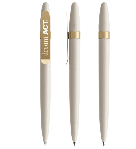 Stylo bille DS5 en coquillages recyclés Metal Clip Made in Suisse - 4