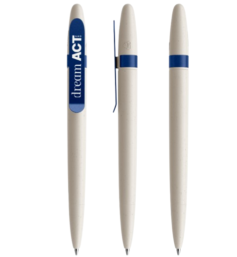 Stylo bille DS5 en coquillages recyclés Metal Clip Made in Suisse - 5