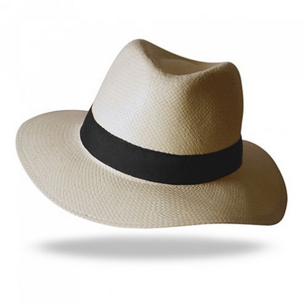 Chapeau en papier écru BORSALINO (Sur-mesure)
