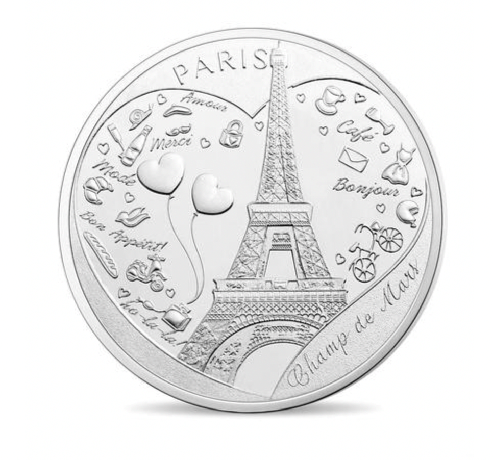 Mini médaille Paris et l'Amour
