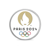 Petite médaille emblème Jeux Olympiques Paris 2024