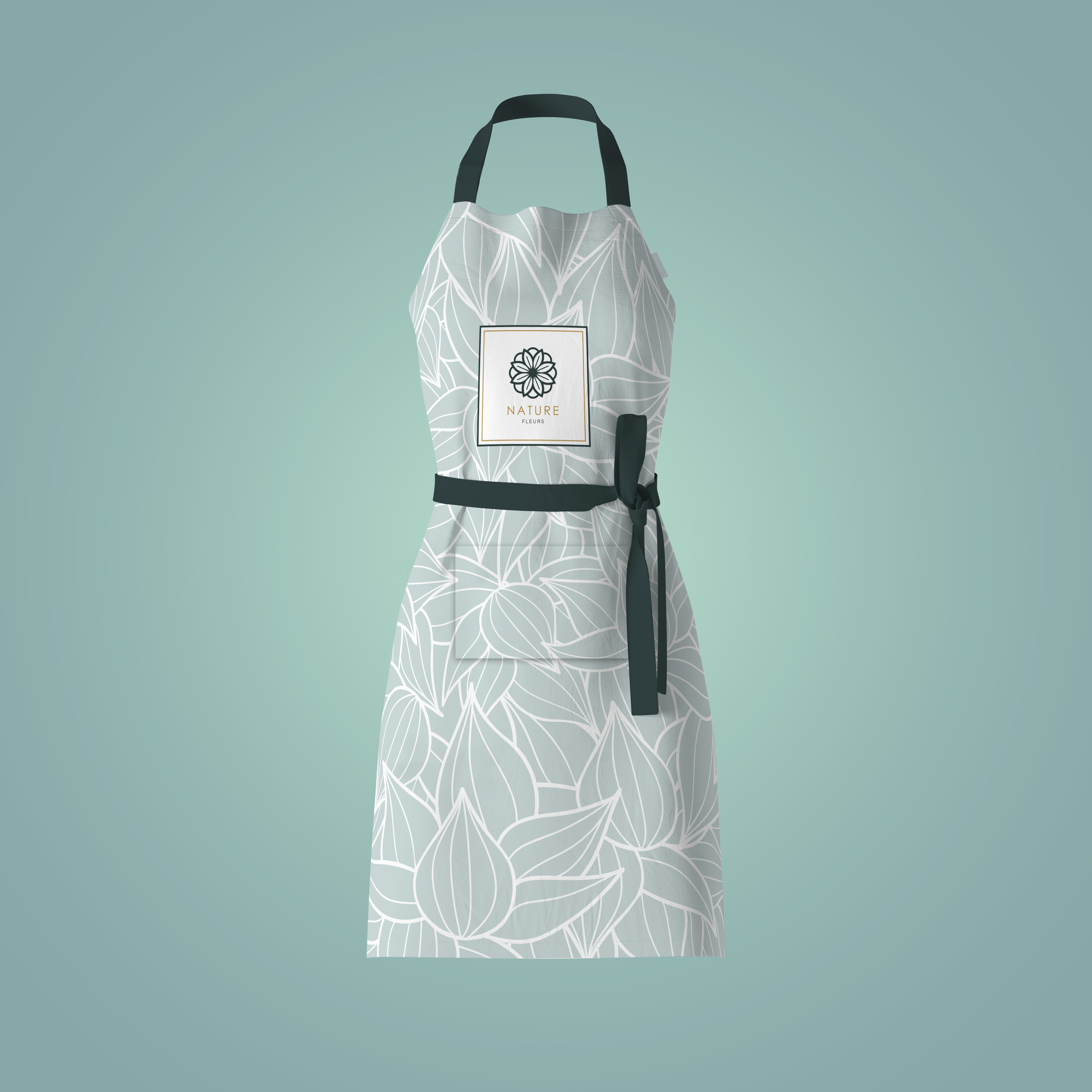 Tablier en coton Made in France - Impression quadri sur-mesure - 5