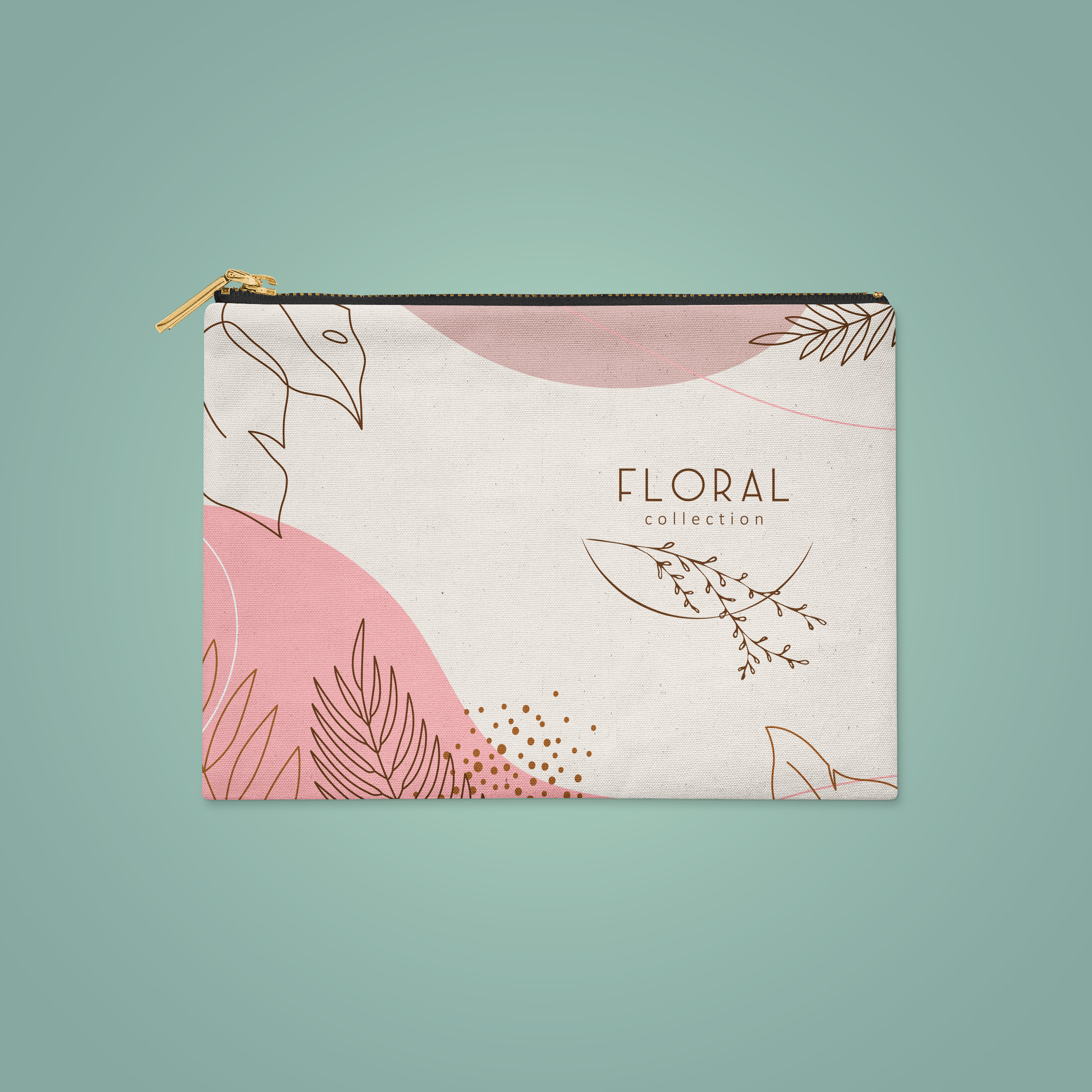 Trousse plate en coton - Impression quadri sur-mesure - 4