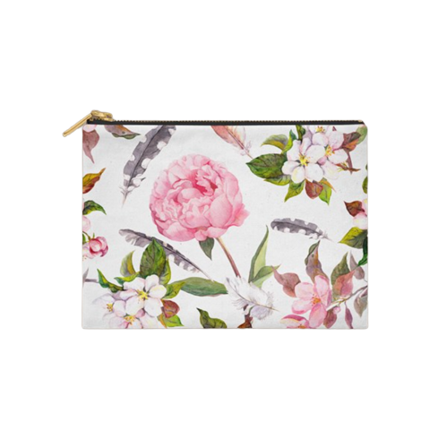 Trousse plate en coton - Impression quadri sur-mesure