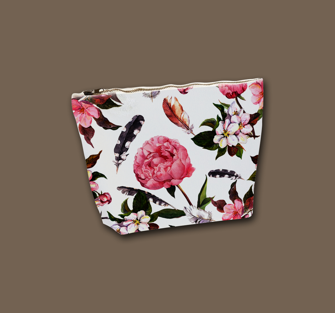 Trousse avec soufflet en coton - Impression quadri sur-mesure - 3