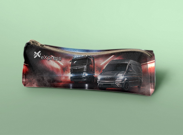 Trousse crayons en coton - Impression quadri sur-mesure - 4