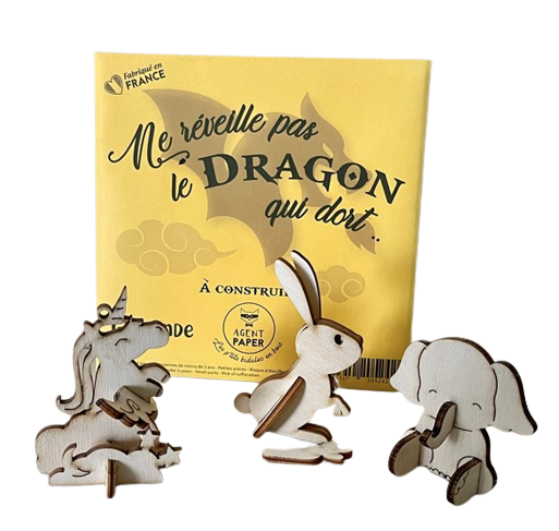 Mini figure personnalisable en bois