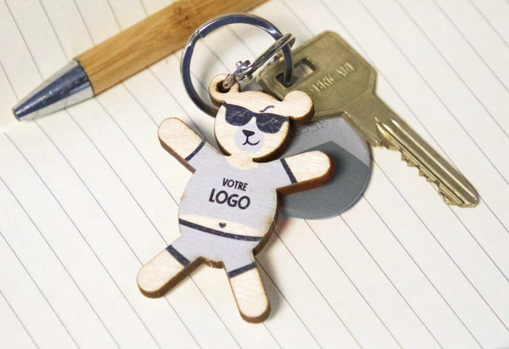 Porte-clé en bois Made in France - 2