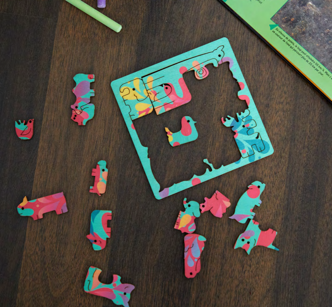 Puzzle en bois 17 pièces Made in France - 2