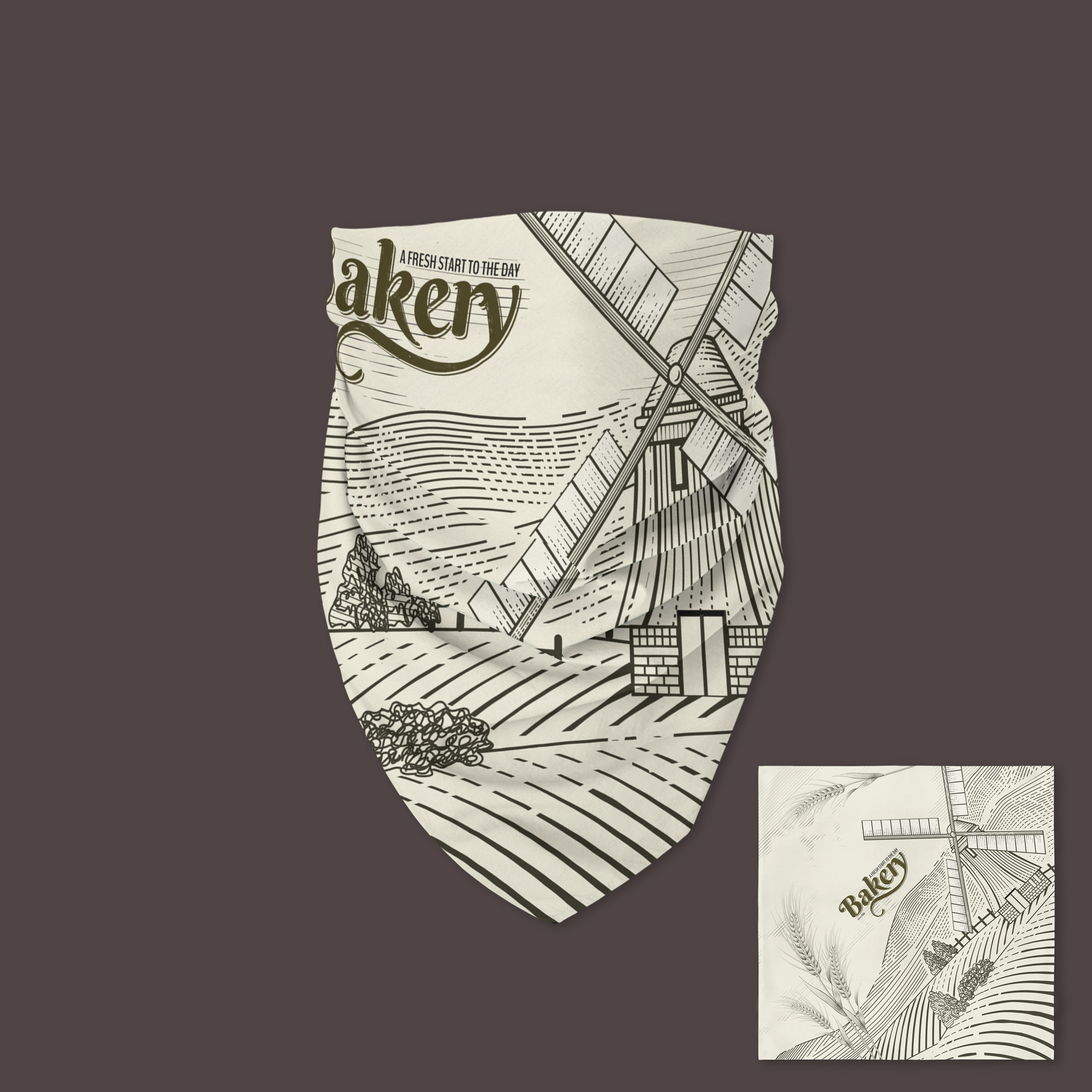 Bandana- Impression quadri sur-mesure - 2