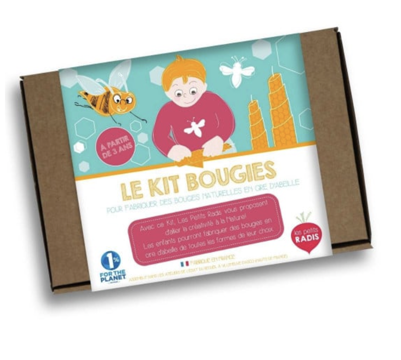 Le Kit pour fabriquer des bougies en cire d'abeille