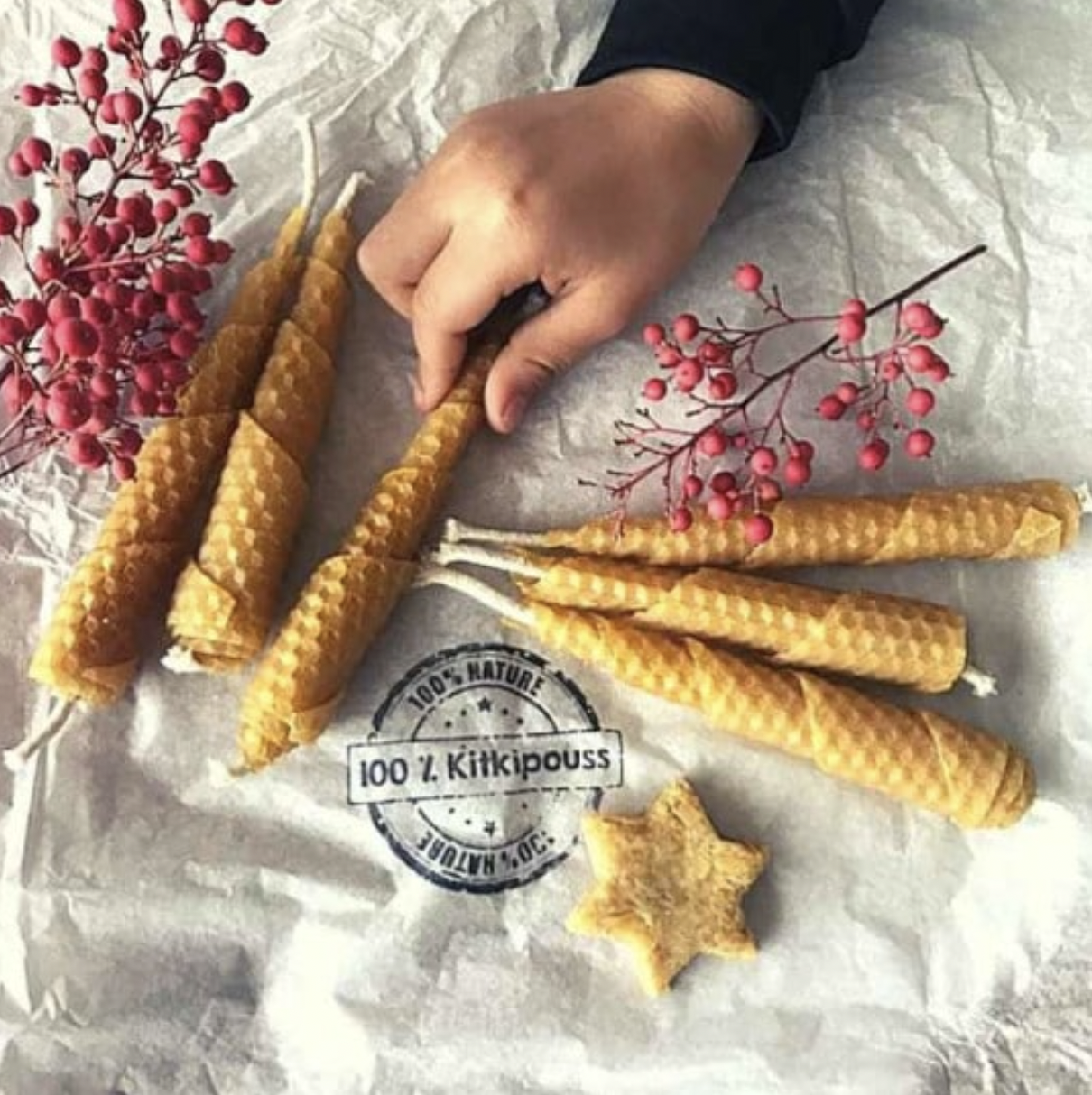 Le Kit pour fabriquer des bougies en cire d'abeille - 3