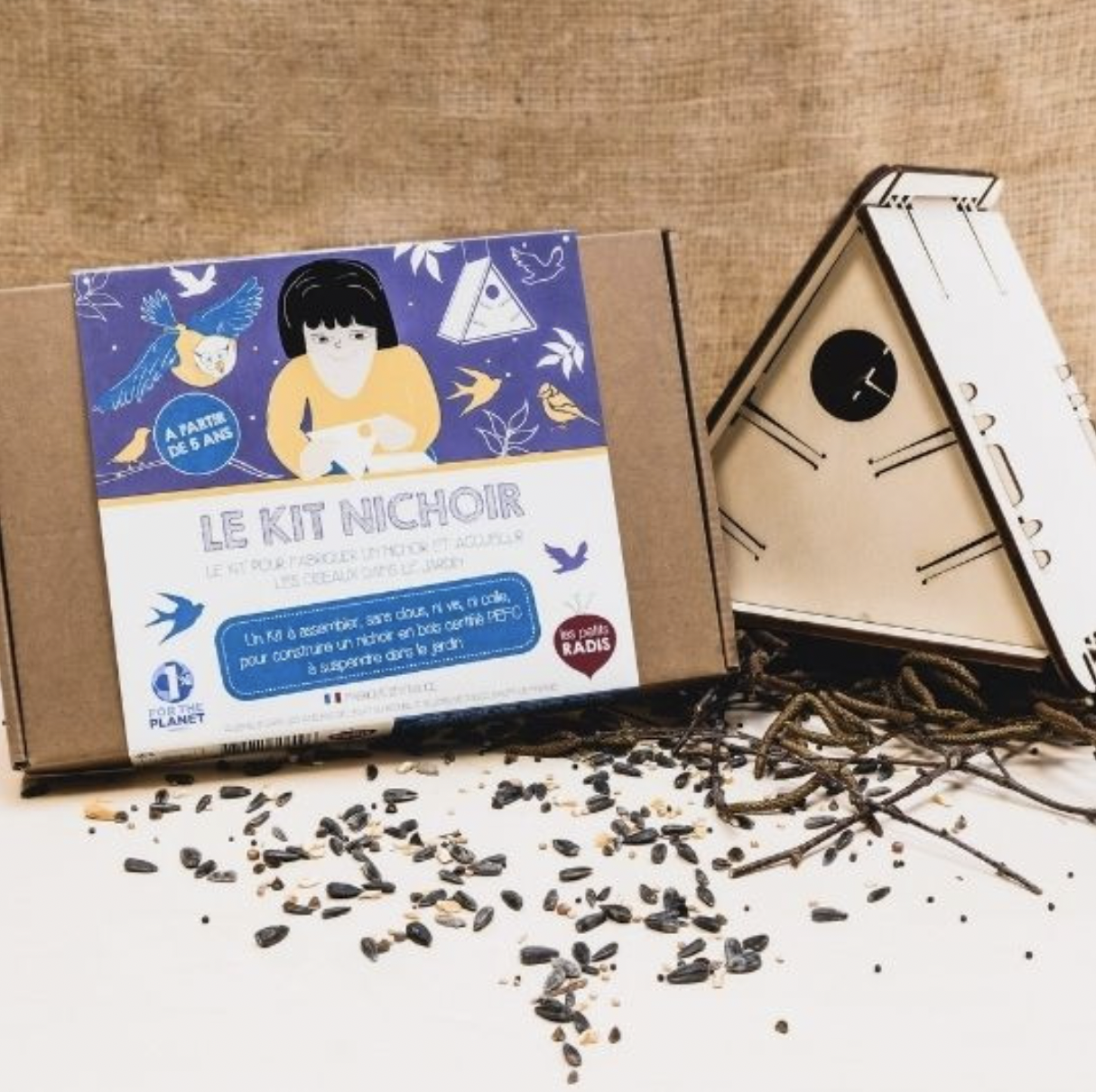Le Kit pour fabriquer un nichoir à oiseaux - 1