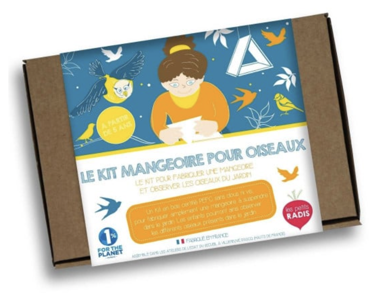 Le Kit pour fabriquer un mangeoir à oiseaux
