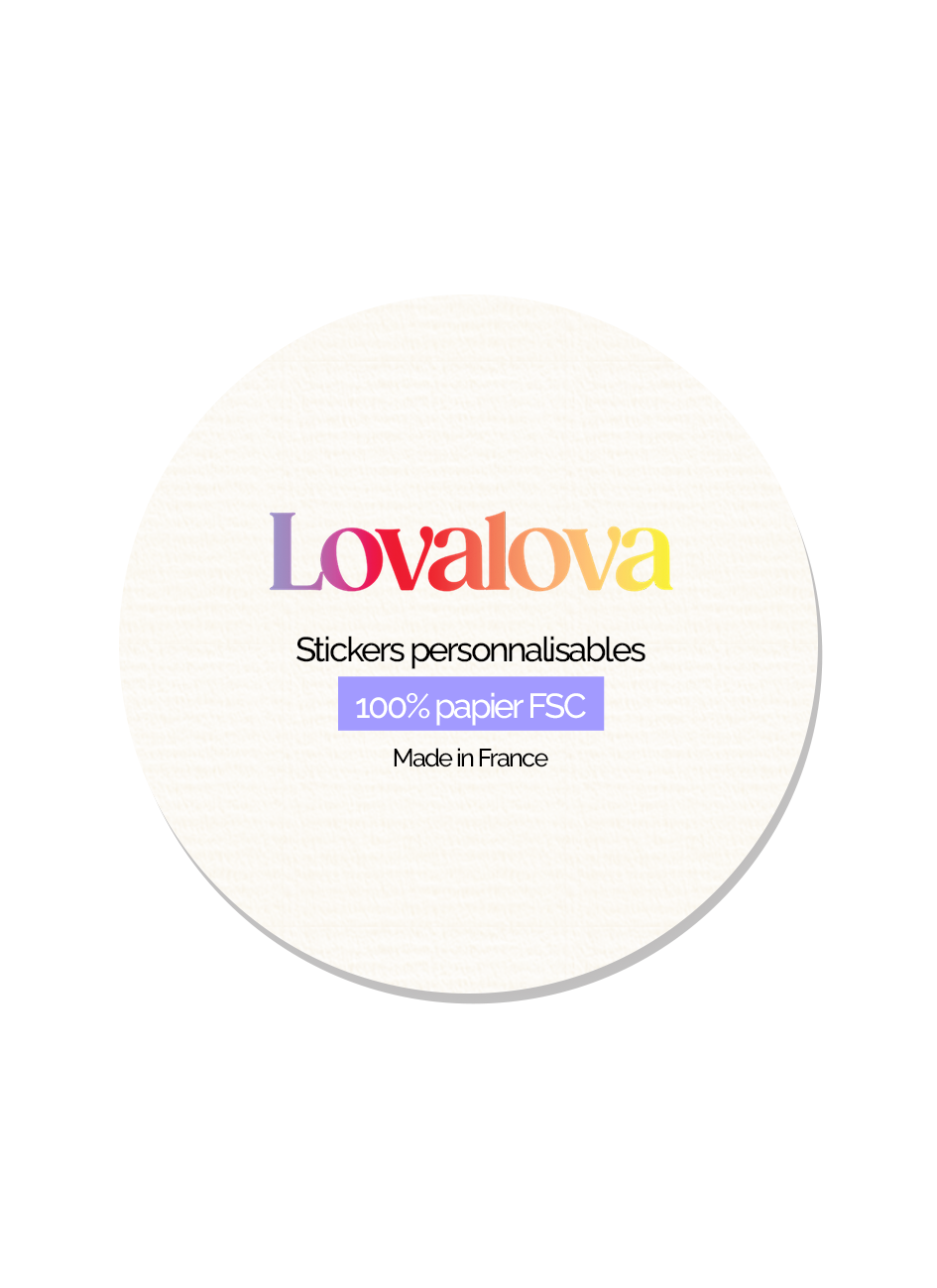 Sticker personnalisable Made in France