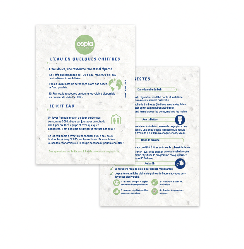 Flyer en papier ensemencé Made in France - 3