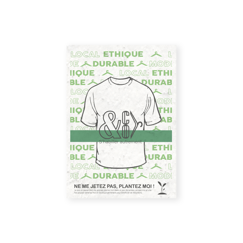 Flyer en papier ensemencé Made in France - 5