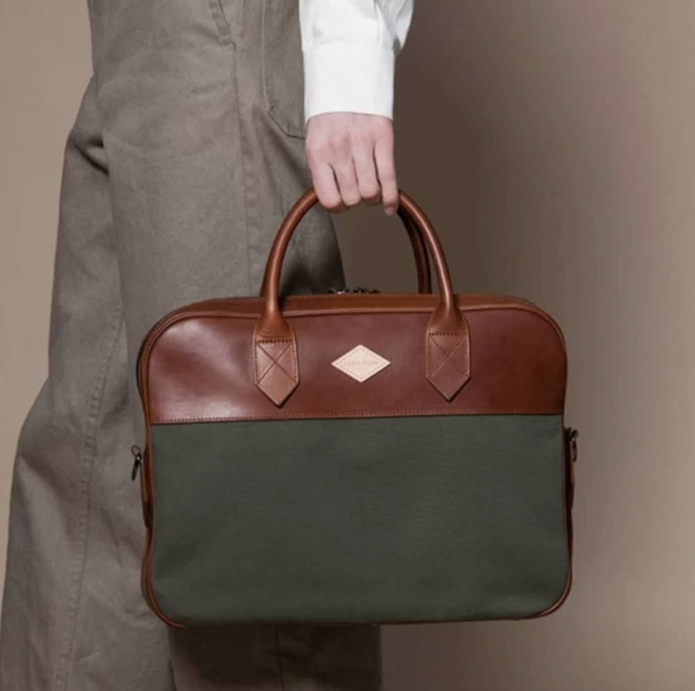 Porte-documents Aviso cuir pour homme Made in France - 1