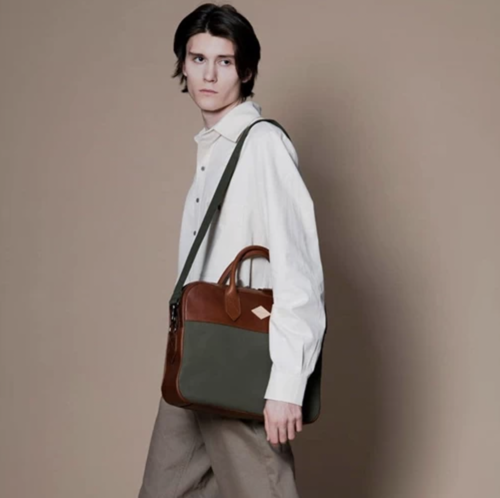 Porte-documents Aviso cuir pour homme Made in France - 2