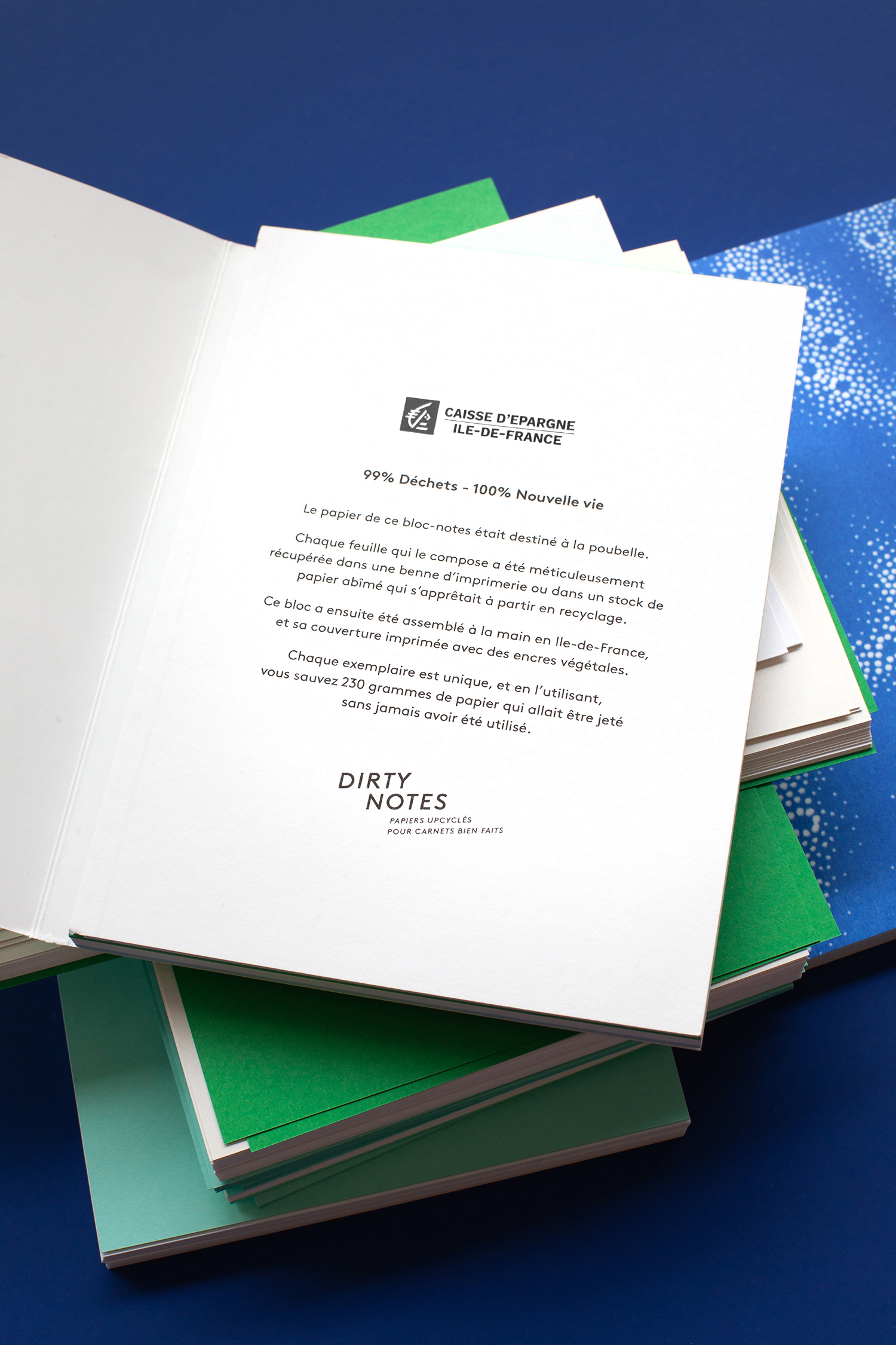 Le Carnet Classique en papier upcyclé Made in Ile de France - 7