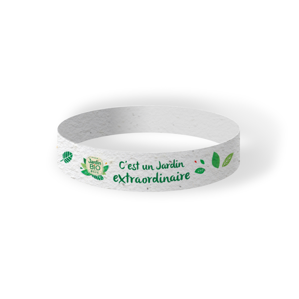 Bracelet en papier ensemencé fabriqué en France
