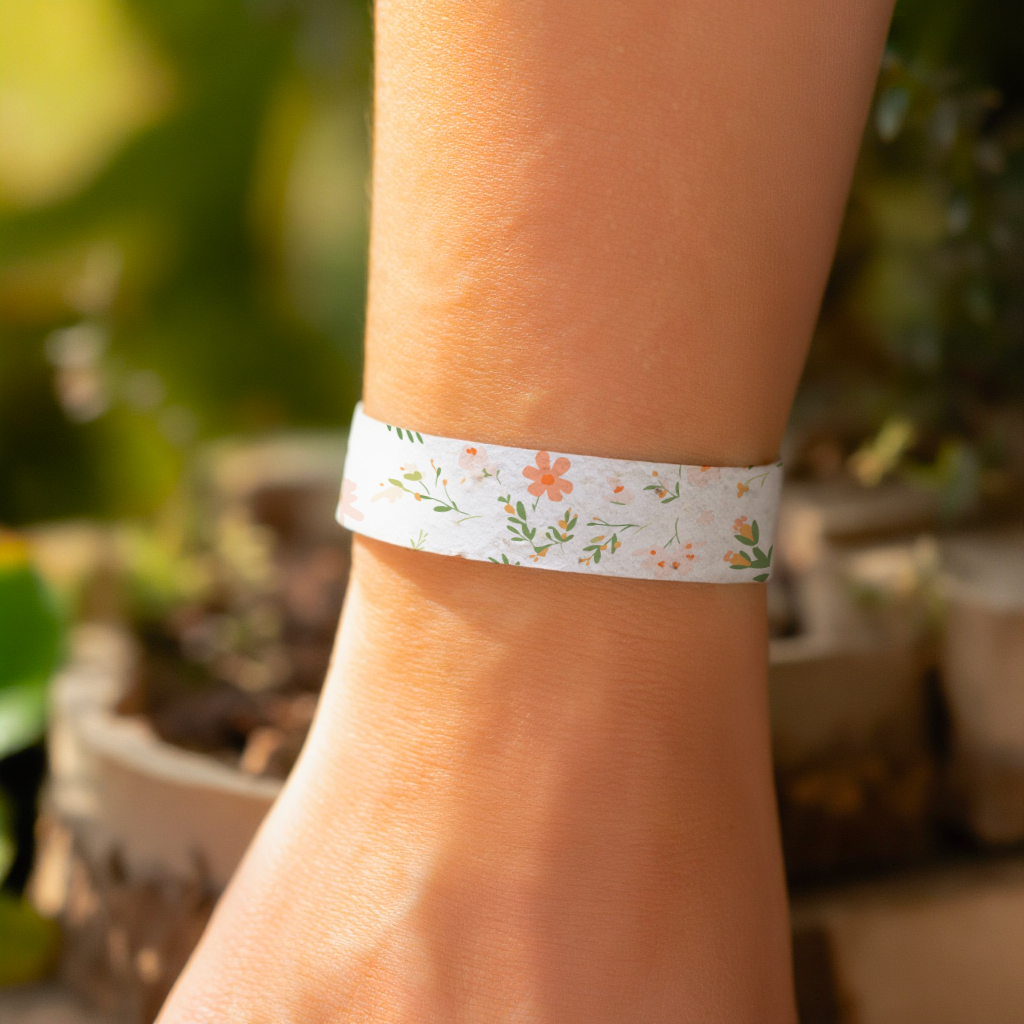 Bracelet en papier ensemencé fabriqué en France - 3