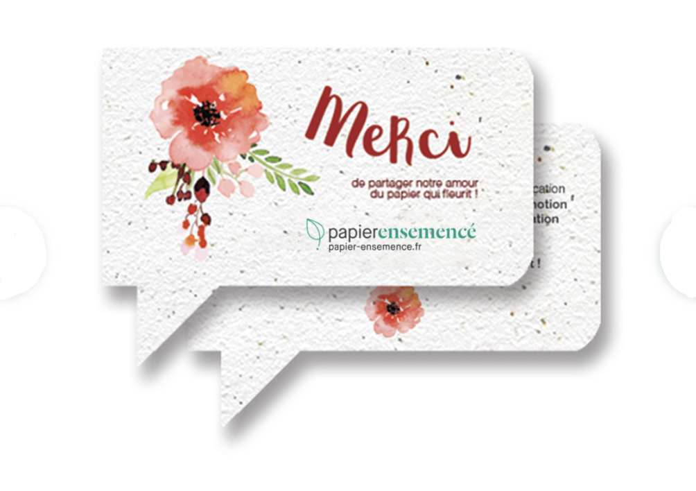 Carte spéciale sur-mesure ensemencée Made in France - 2