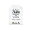 Étiquette ensemencée format biseauté Made in France - 2
