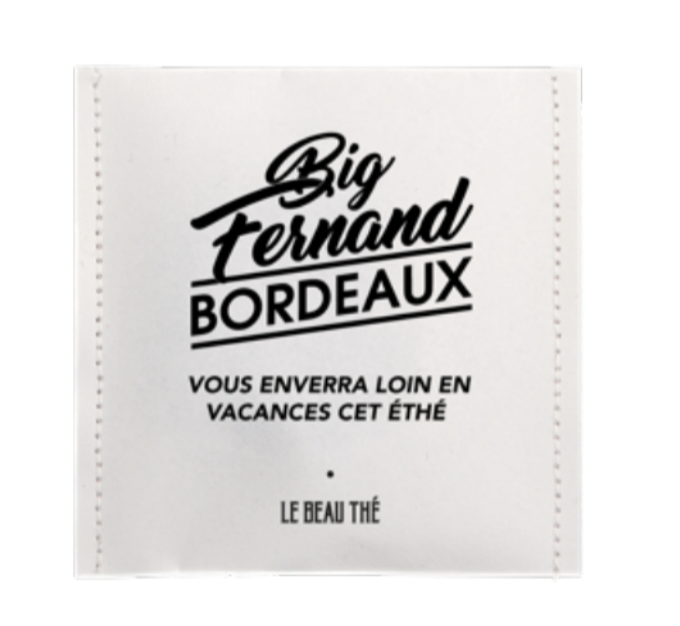 Sachets de thé biologiques personnalisables Made in France - 2