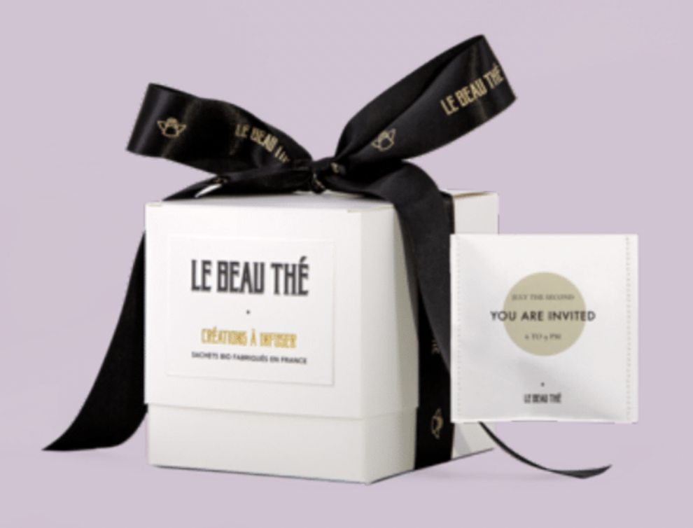 Coffret avec sachets de thé biologiques Made in France - 6