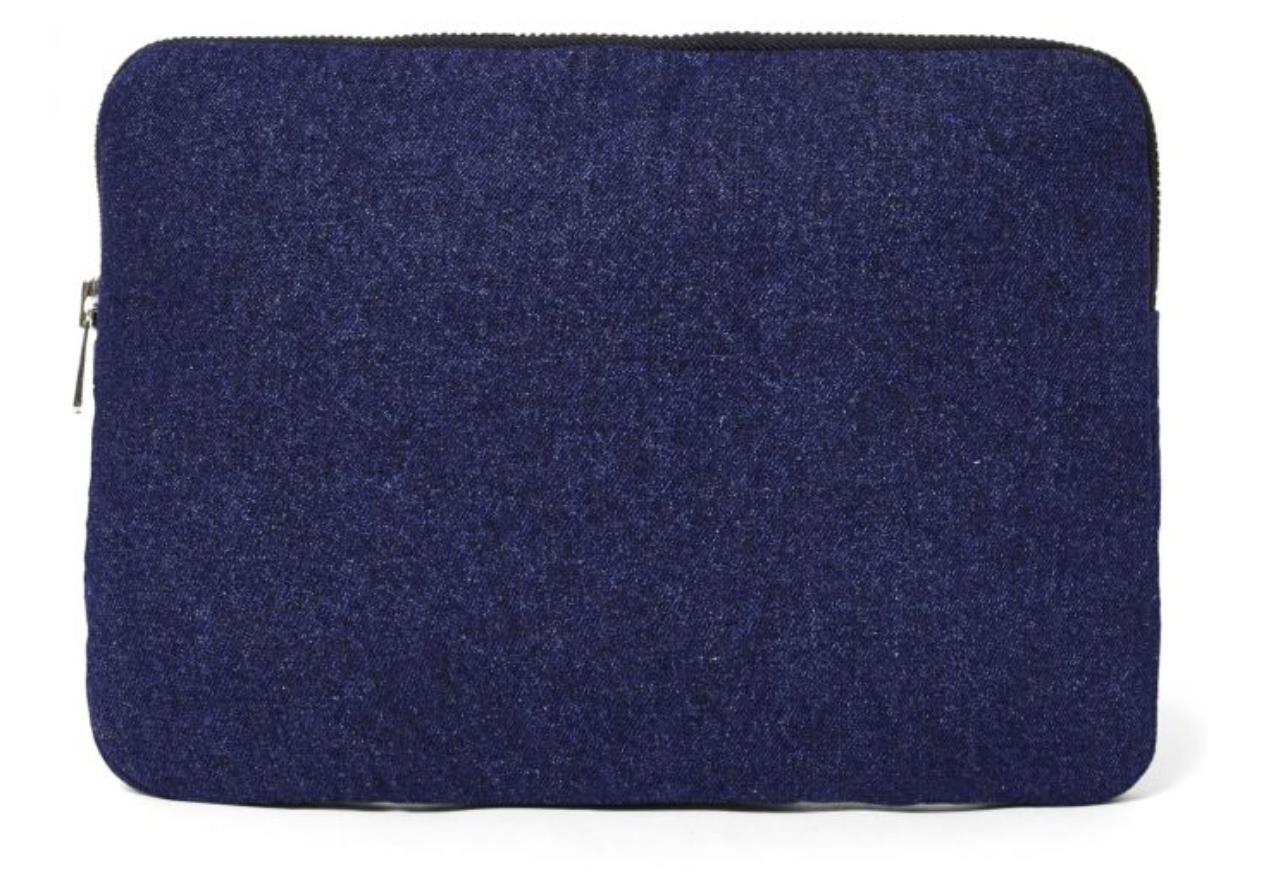 Pochette ordinateur 14-16 pouces en coton recyclé ou denim upcyclé - 7