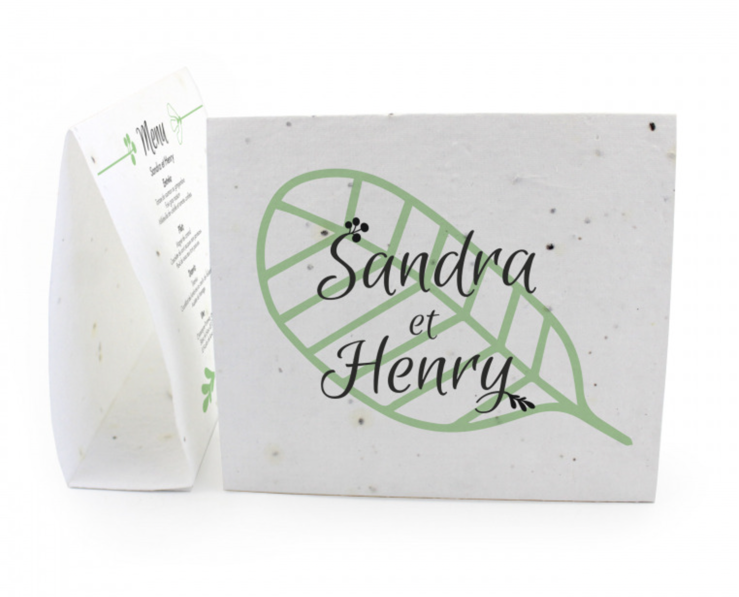 Chevalet en papier à graines - 3