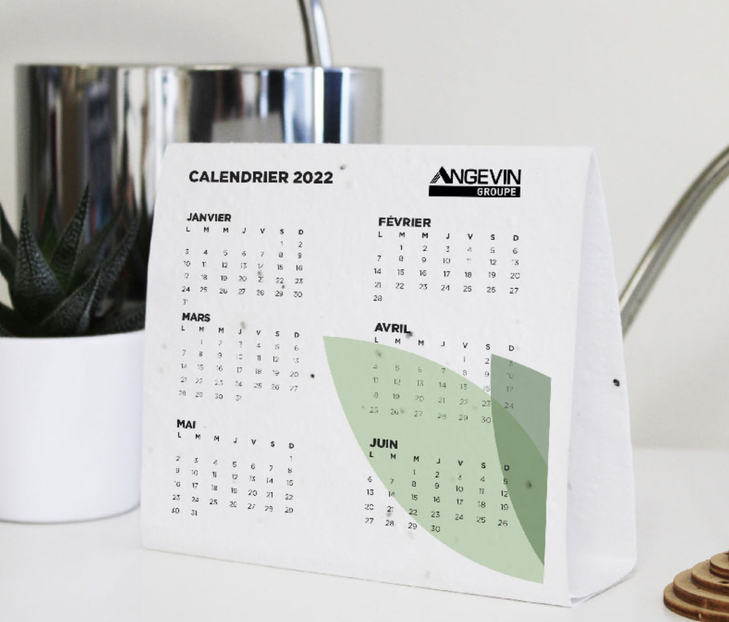 Chevalet en papier à graines - 4