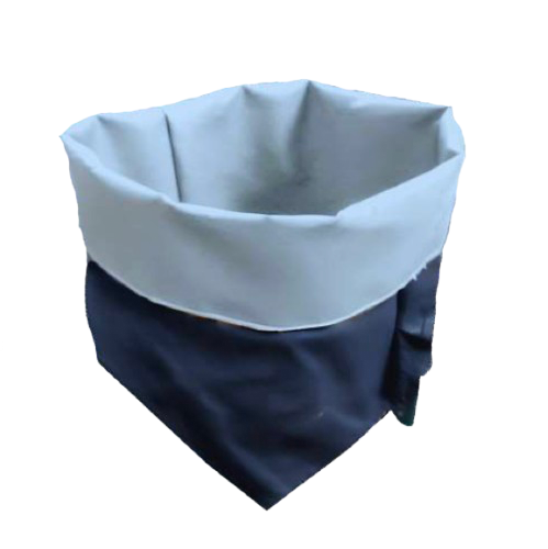 Corbeille de rangement en bâche upcyclée