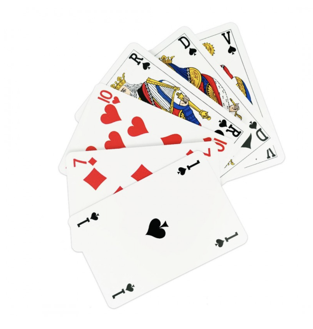 Le jeu de belote - 33 cartes Made in Europe