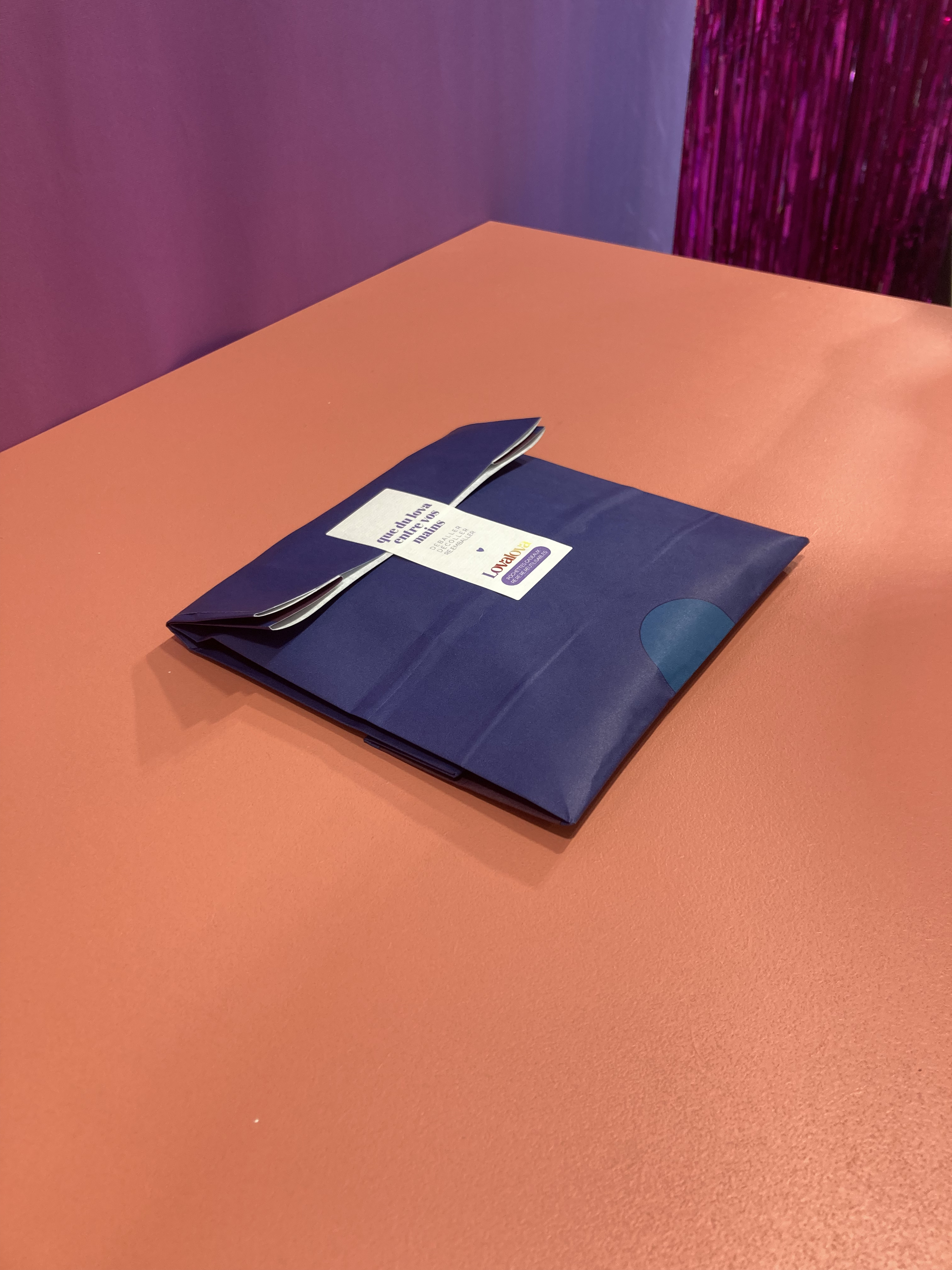 Pochette cadeau réutilisable Deep Navy Made in Europe - 5