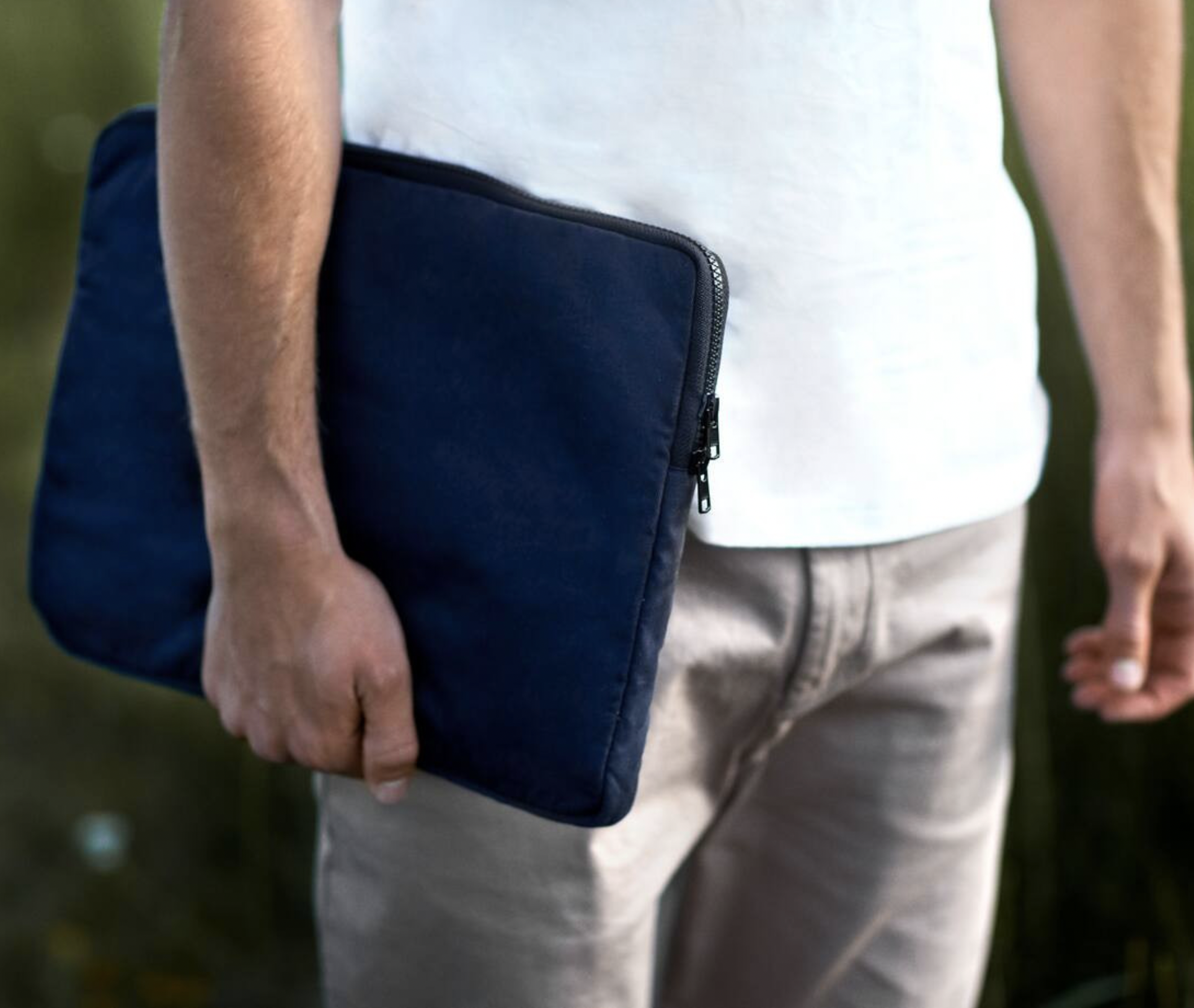 Pochette d'ordinateur coton biologique - 2