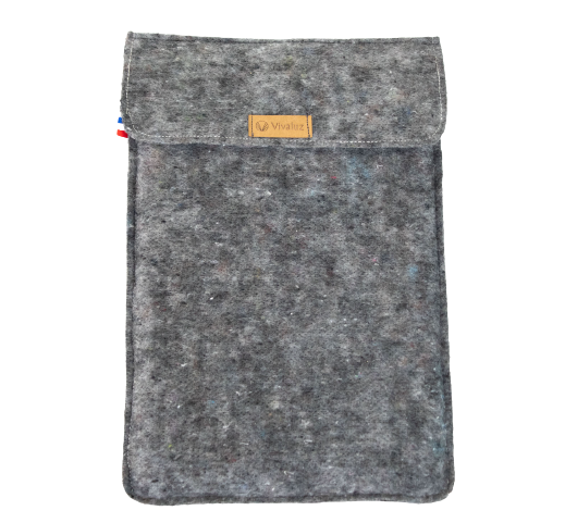 Housse ordinateur skate : housse avec rabat recyclée