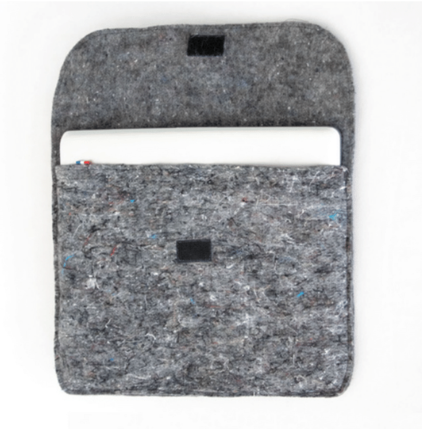 Housse ordinateur Magnéto : housse avec rabat recyclée - 2