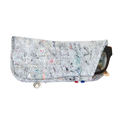Etui à lunettes en textile upcyclé - 2