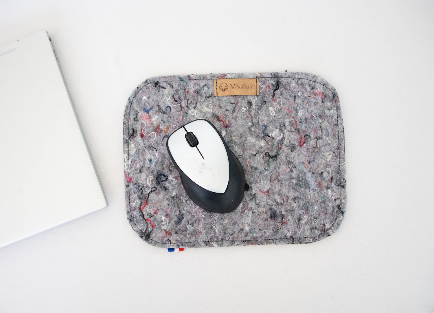Tapis de souris en textile upcyclé Made in France - 2