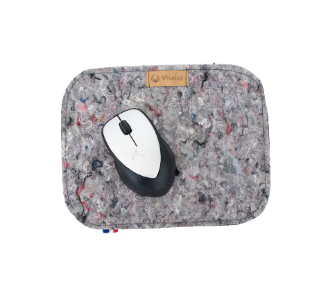 Tapis de souris en textile upcyclé Made in France