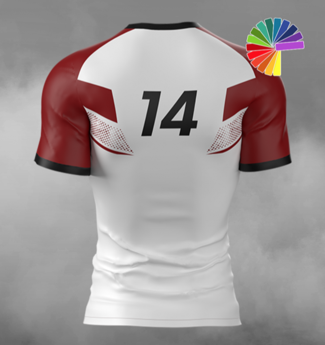 Maillot de sport rugby - Manches courtes - Made in France - 3