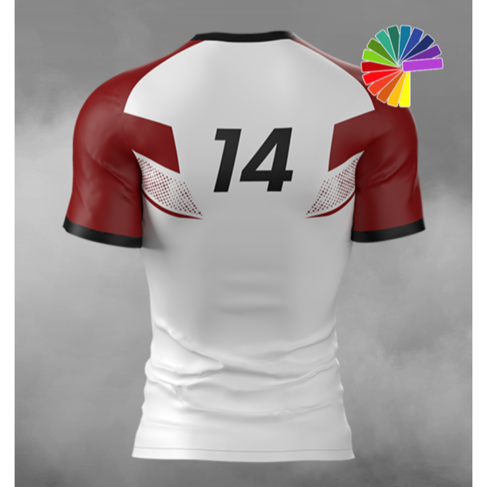 Maillot de sport rugby - Manches courtes - Made in France - 3