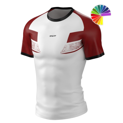 Maillot de sport rugby - Manches courtes - Made in France