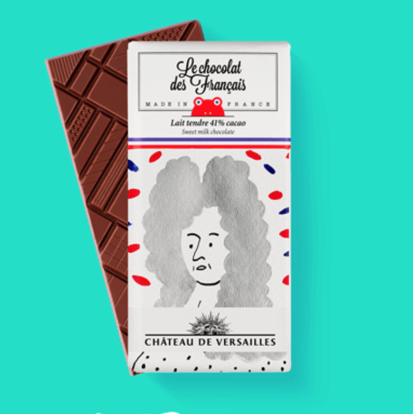 Tablette de chocolat biologique au Lait & éclats d'amandes - 2