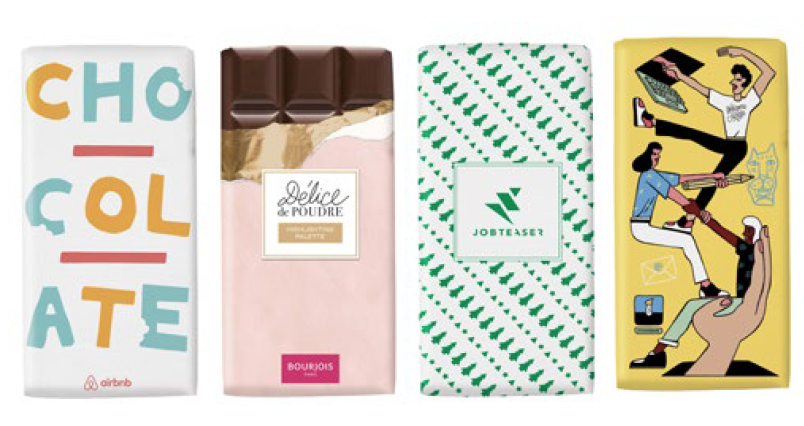 Tablette de chocolat au lait biologique 41% et éclats de noisettes