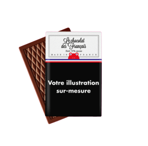 Mini tablette de chocolat noir 71%