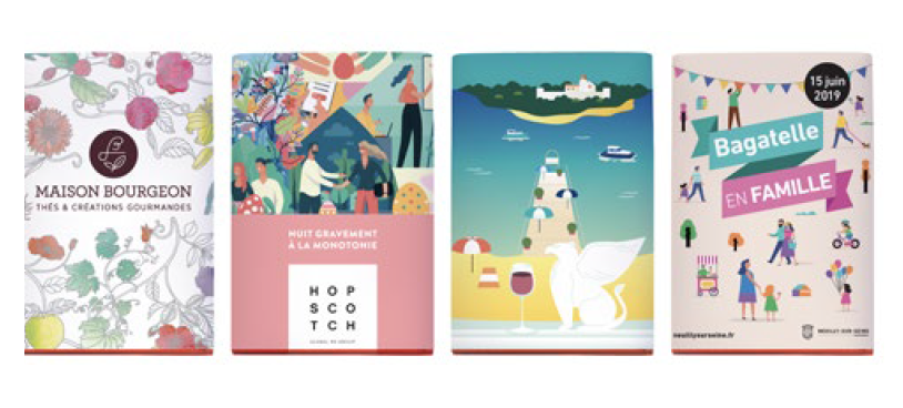 Mini tablette 30g - chocolat noir & sel de camargue - 3